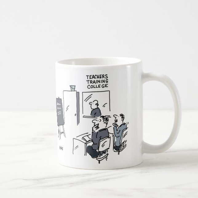 Bucket on Door at Teachers College Coffee Mug (Right)