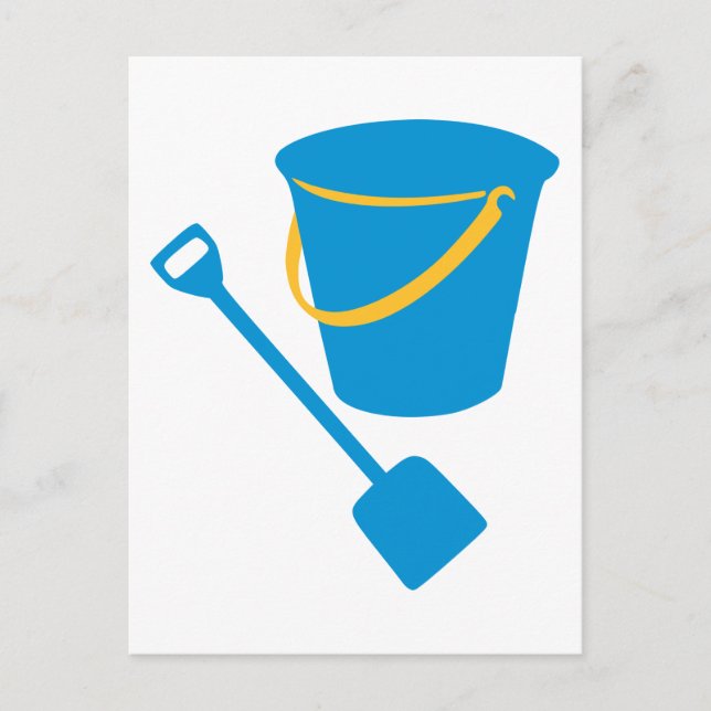 Bucket - Shovel Postcard (Front)