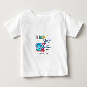 Bucket & Spade Gift idea “I Dig You” Valentine Baby T-Shirt