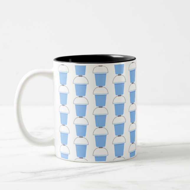 Bucket Two-Tone Coffee Mug (Left)