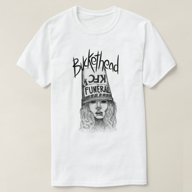 Buckethead Sketch (title vers.) T-Shirt (Design Front)