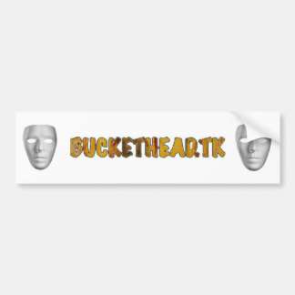 Buckethead.tk Bumper Sticker