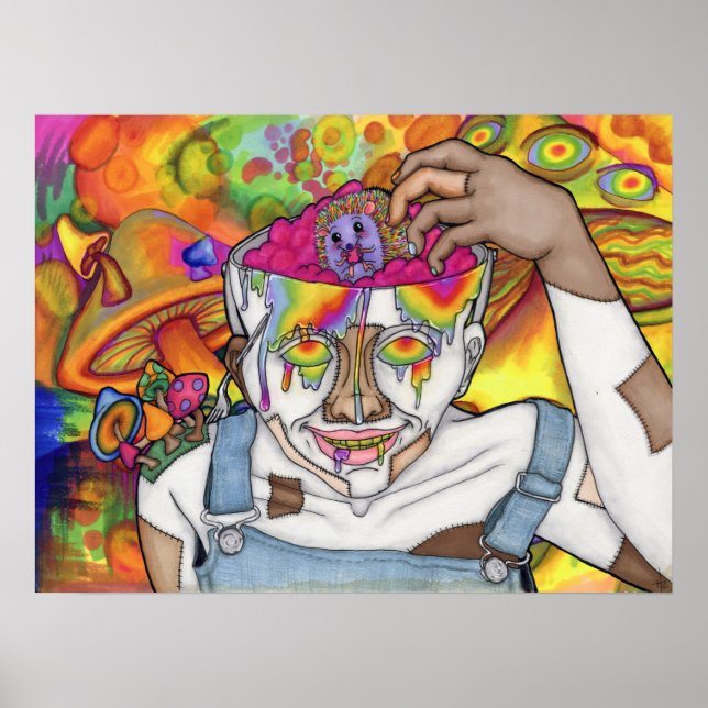 "Buckethead & Trippie" Wall Poster 18x24 (Front)