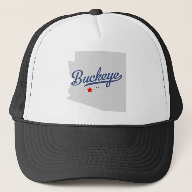 Buckeye Arizona AZ Shirt Trucker Hat (Front)