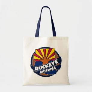 Buckeye Arizona flag burst tote bag