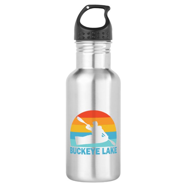 Buckeye Lake Ohio Kayak 532 Ml Water Bottle (Front)