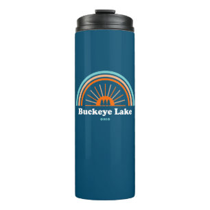 Buckeye Lake Ohio Rainbow Thermal Tumbler