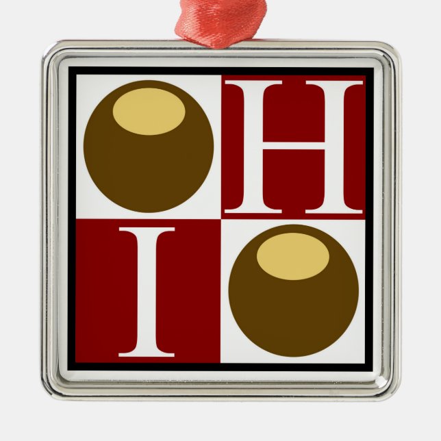 Buckeye Nut Ohio Ornament (Front)