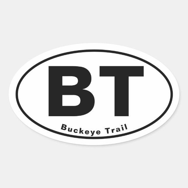 Buckeye Trail Oval Sticker (Front)