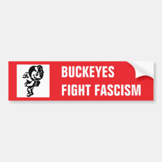 BUCKEYES FIGHT FASCISM BUMPER STICKER