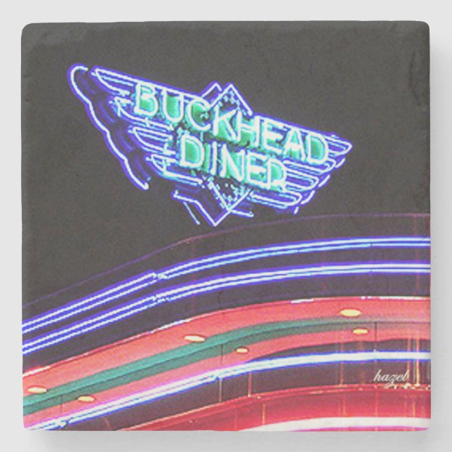 Buckhead Diner Atlanta, Buckhead Diner Stone Coaster (Front)