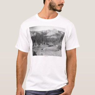 Buckhorn Mountains beyond Railroad Tracks T-Shirt