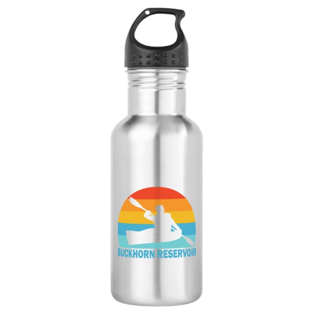 Buckhorn Reservoir North Carolina Kayak 532 Ml Water Bottle (Front)