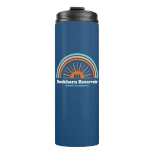 Buckhorn Reservoir North Carolina Rainbow Thermal Tumbler