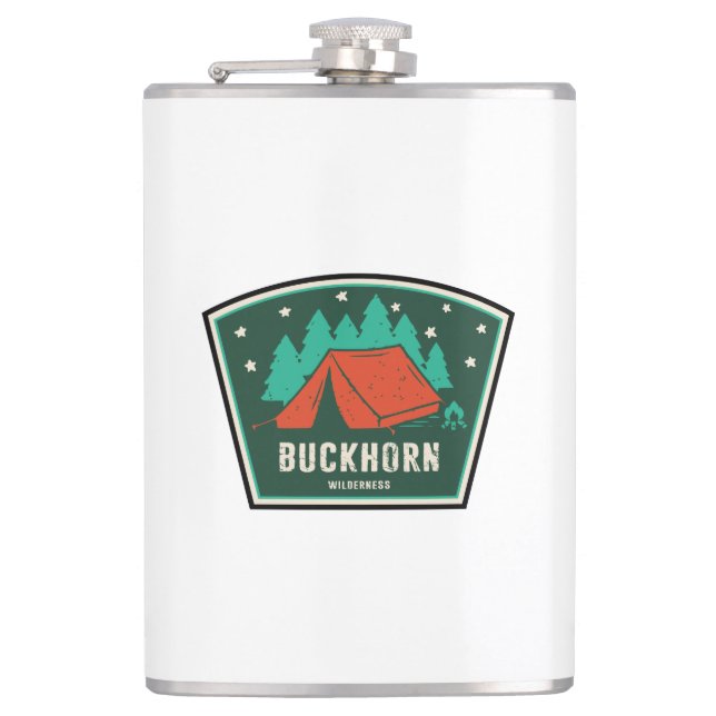 Buckhorn Wilderness Camping Hip Flask (Front)