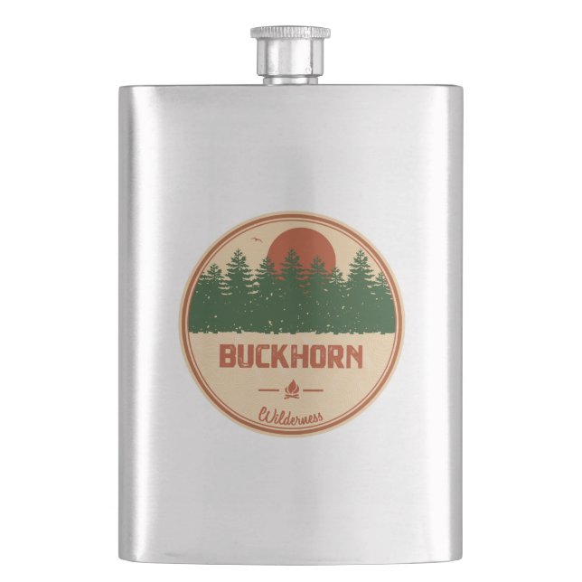Buckhorn Wilderness Hip Flask (Front)