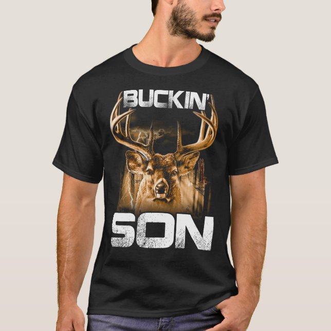 Buckin' son Hunter T-shirt (Front)