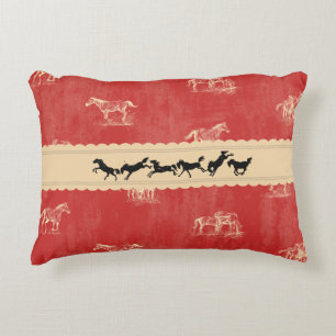 Bucking Bronco Accent Pillow #1