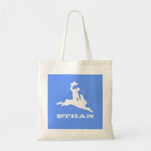 Bucking Bronco Bunny Tote Bag