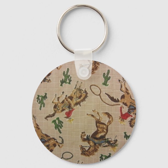 Bucking Bronco Key Ring (Front)