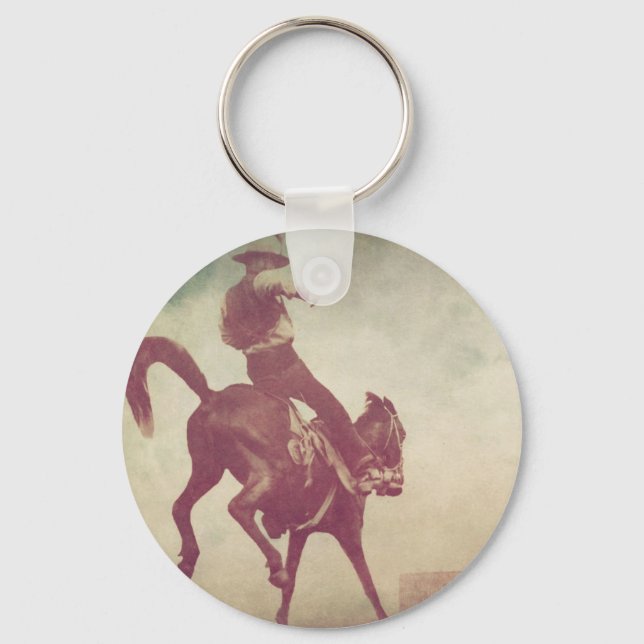 Bucking Bronco Key Ring (Front)