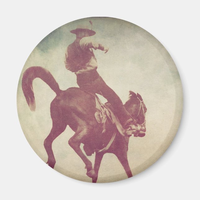Bucking Bronco Magnet (Front)