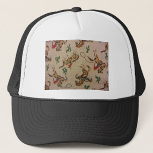 Bucking Bronco Trucker Hat
