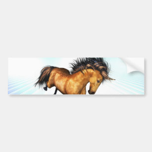 Bucking Unicorn Bumper Sticker