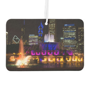Buckingham Fountain Chicago Car Air Freshener