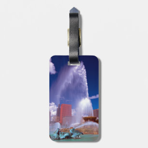 Buckingham Fountain Chicago Luggage Tag