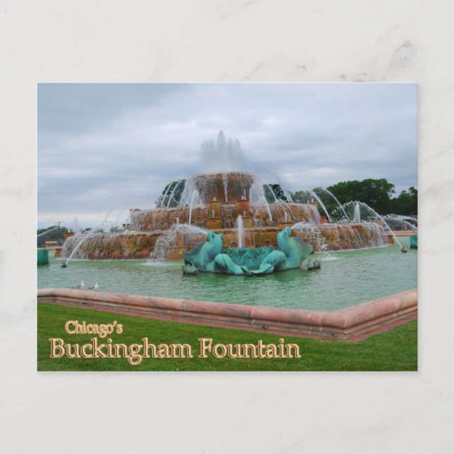 Buckingham Fountain Chicago Postcard (Front)