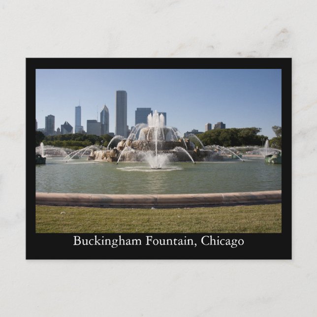Buckingham Fountain, Chicago Postcard (Front)