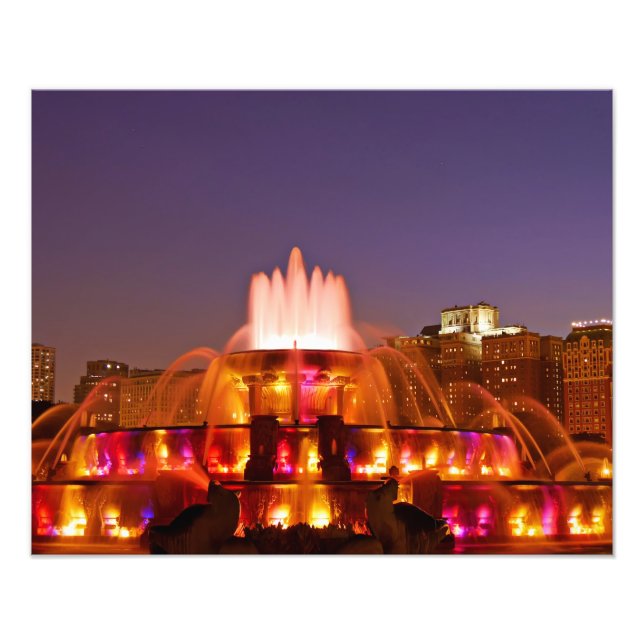 Buckingham Fountain III Photo Print (Front)