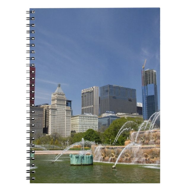 Buckingham Fountain located in Grant Park, 2 Notebook (Front)