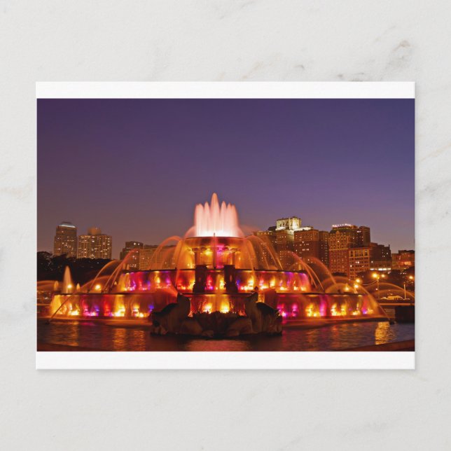 Buckingham Fountain Postcard (Front)