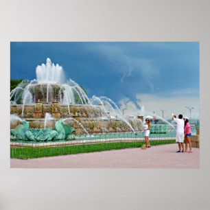 Buckingham Fountain Poster