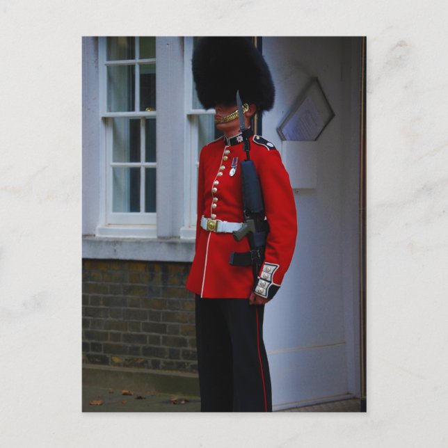 Buckingham Palace Guard Postcard (Front)