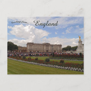 Buckingham Palace in London England Postcard