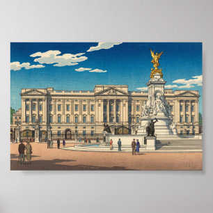 Buckingham Palace Japanese Woodblock Print