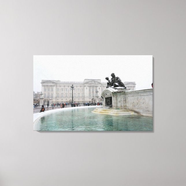 Buckingham Palace London England Canvas Print (Front)