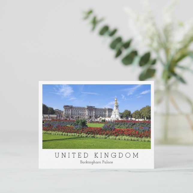 Buckingham Palace, London, England Postcard (Standing Front)