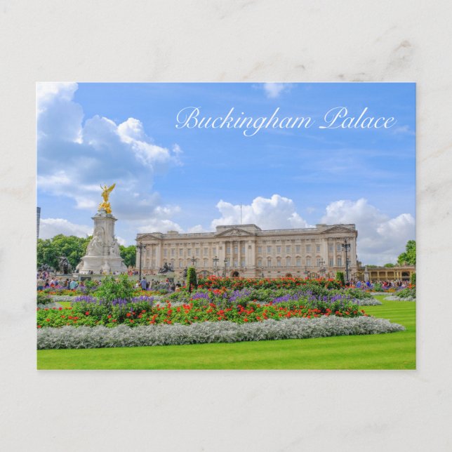 Buckingham Palace, London UK Postcard (Front)