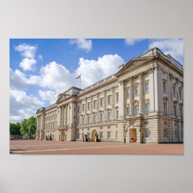 Buckingham Palace, London UK Poster (Front)