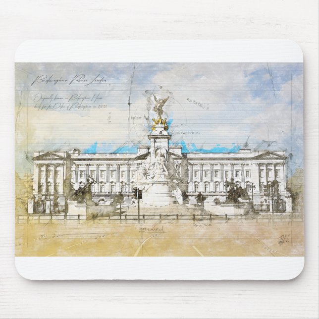 Buckingham Palace Mouse Mat (Front)