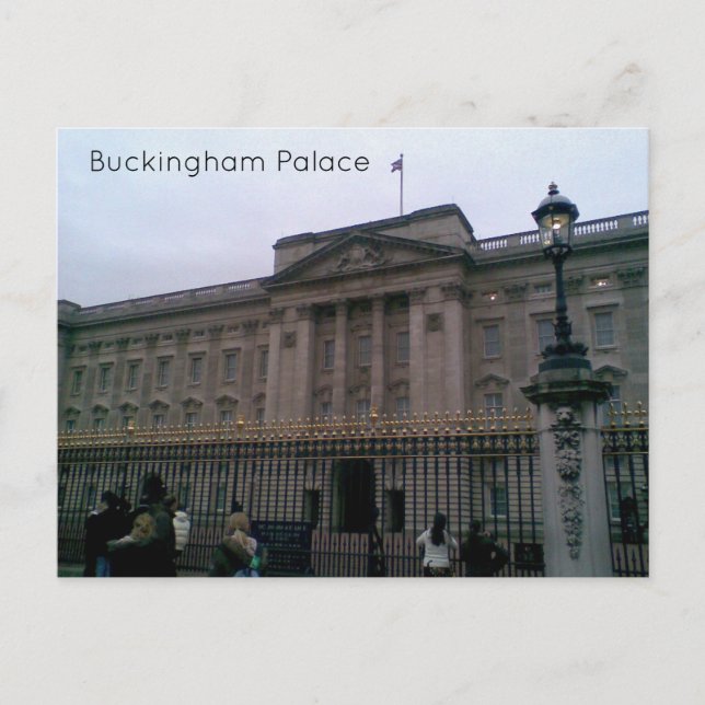 Buckingham Palace Postcard (Front)