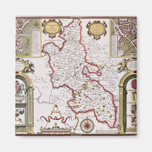 Buckinghamshire, engraved by Jodocus Magnet (Front)