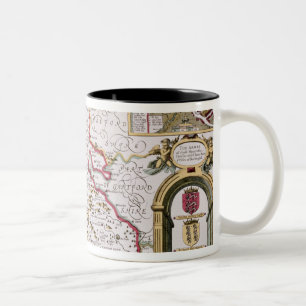 Buckinghamshire, engraved by Jodocus Two-Tone Coffee Mug
