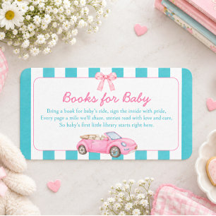 Buckle Up Baby Pink Convertible Car Books For Baby Enclosure Card