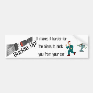 Buckle Up Bumper Sticker