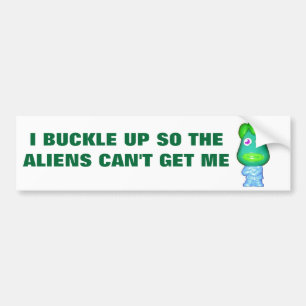 Buckle Up, Don't Beam Up Bumper Sticker